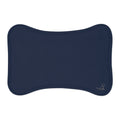 Navy Blue Bone Pet Feeding Mat