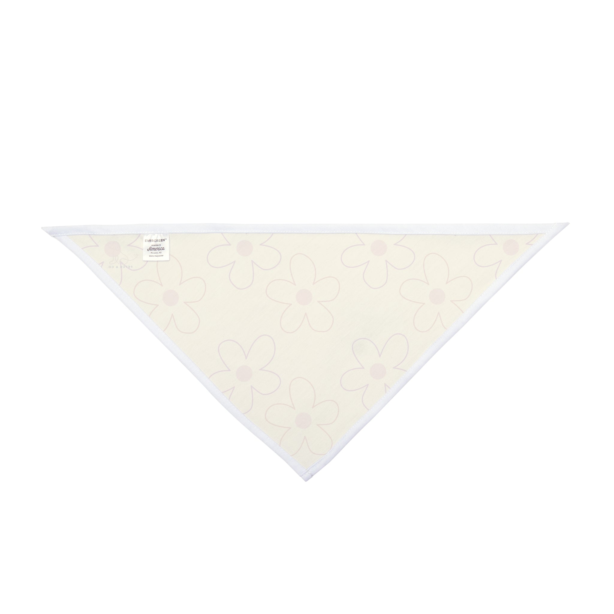 Yellow Floral Pet Bandana