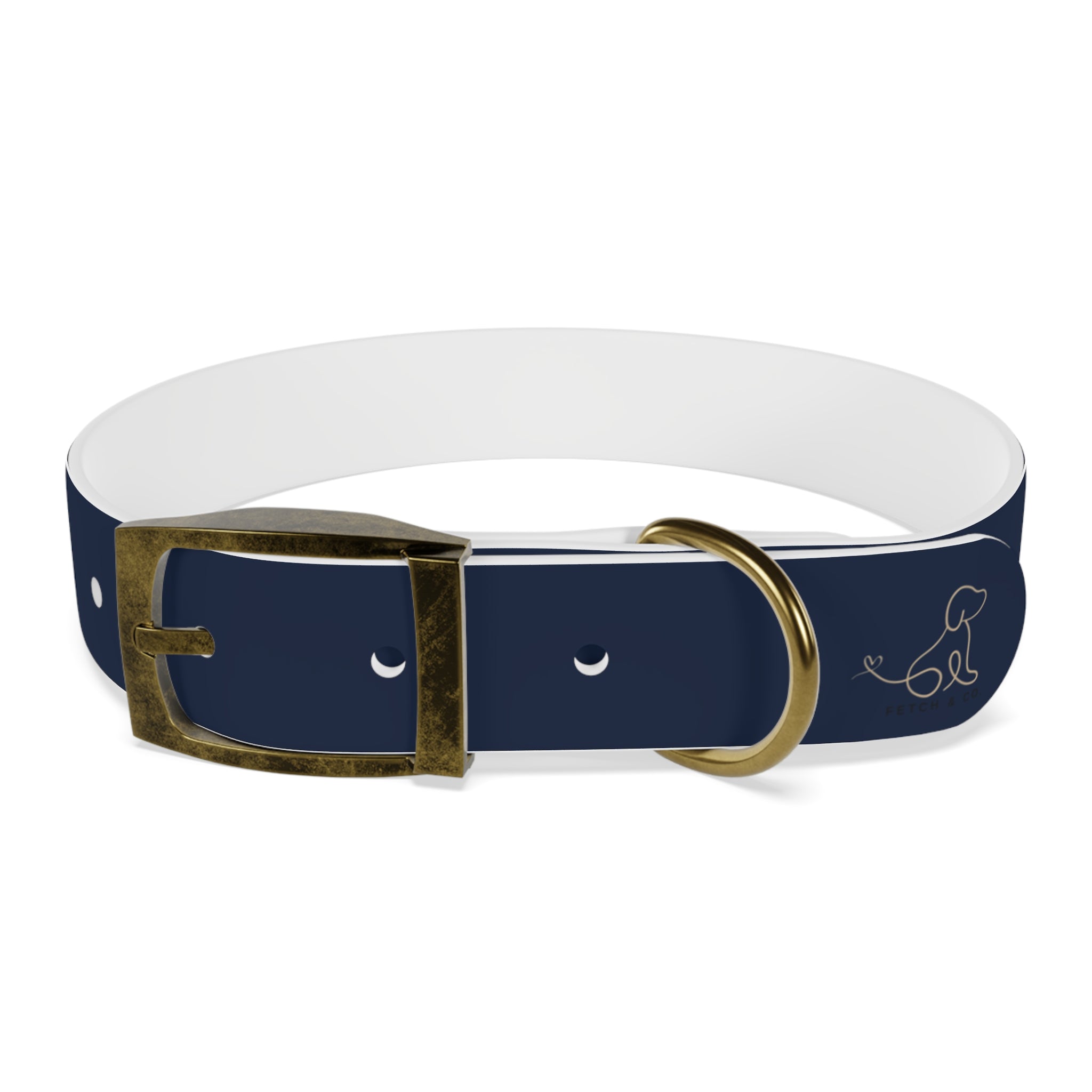 Navy Blue Dog Collar