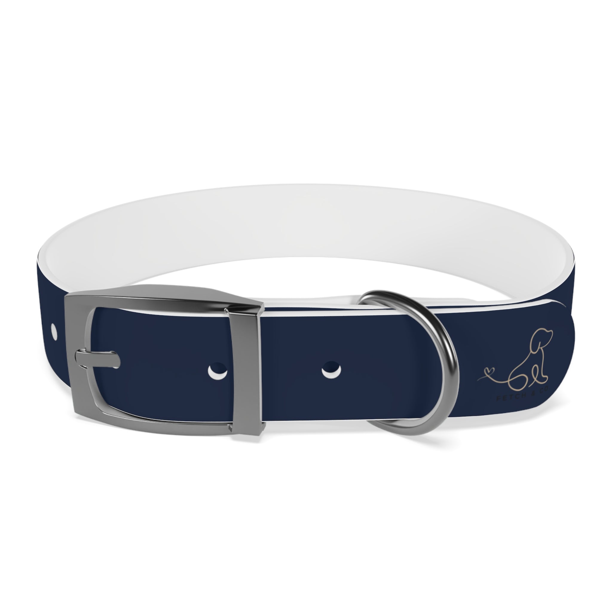 Navy Blue Dog Collar