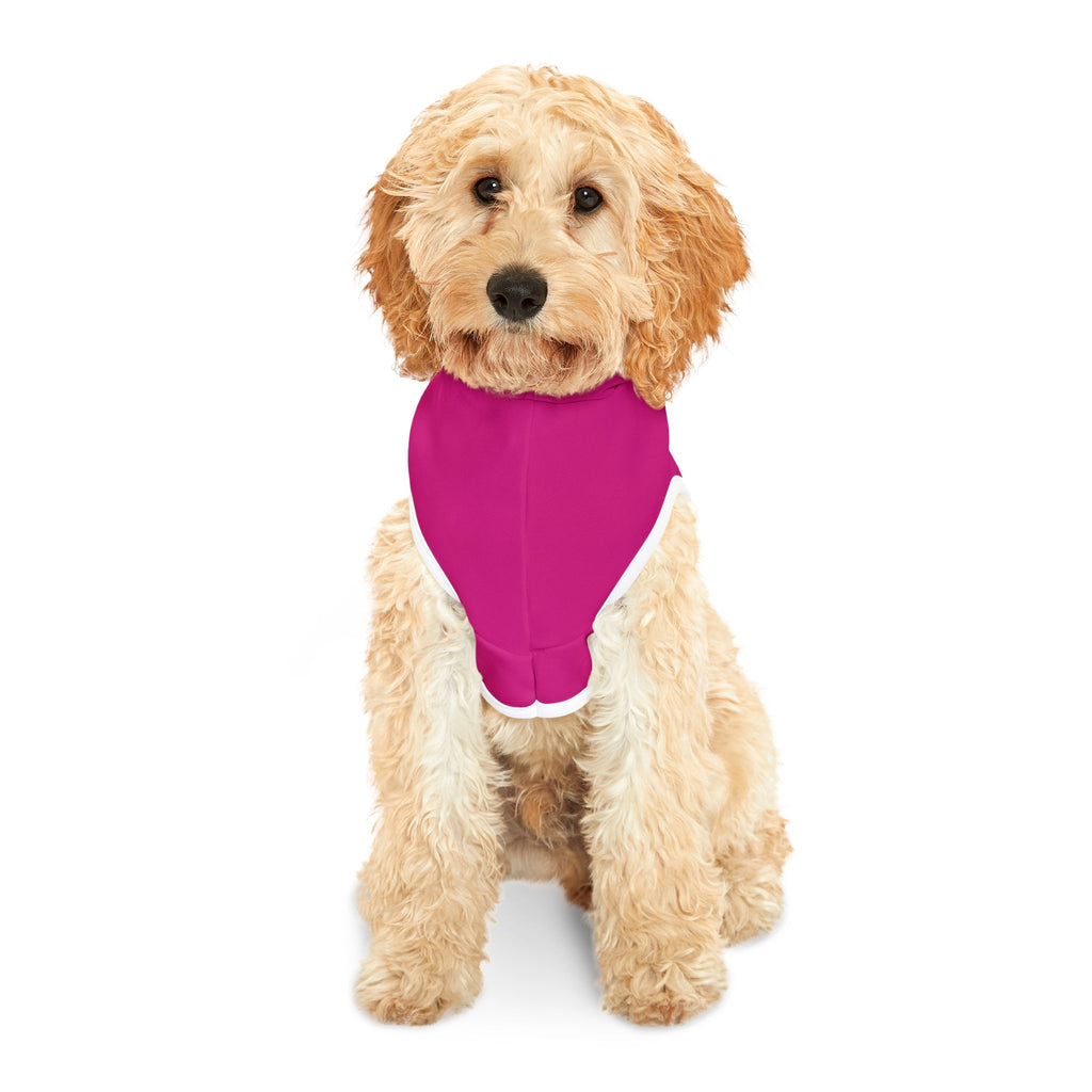 Bright Pink Pet Hoodie