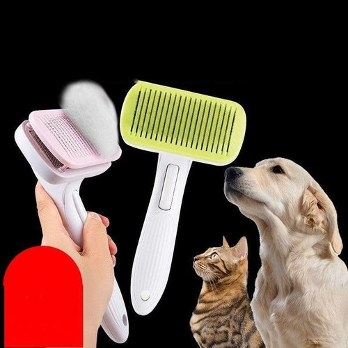 Luxury Pet Grooming Tool: Automatic Hair Brush Remover For Dogs And