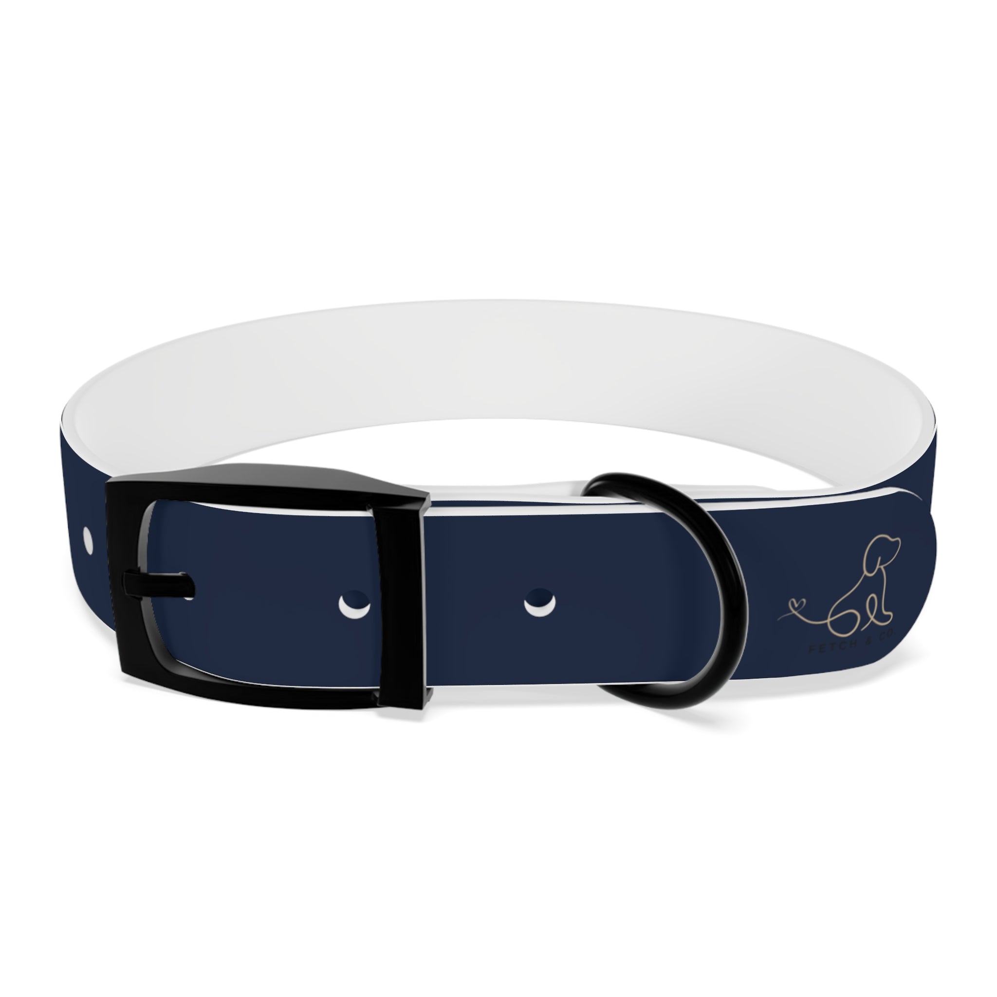 Navy Blue Dog Collar