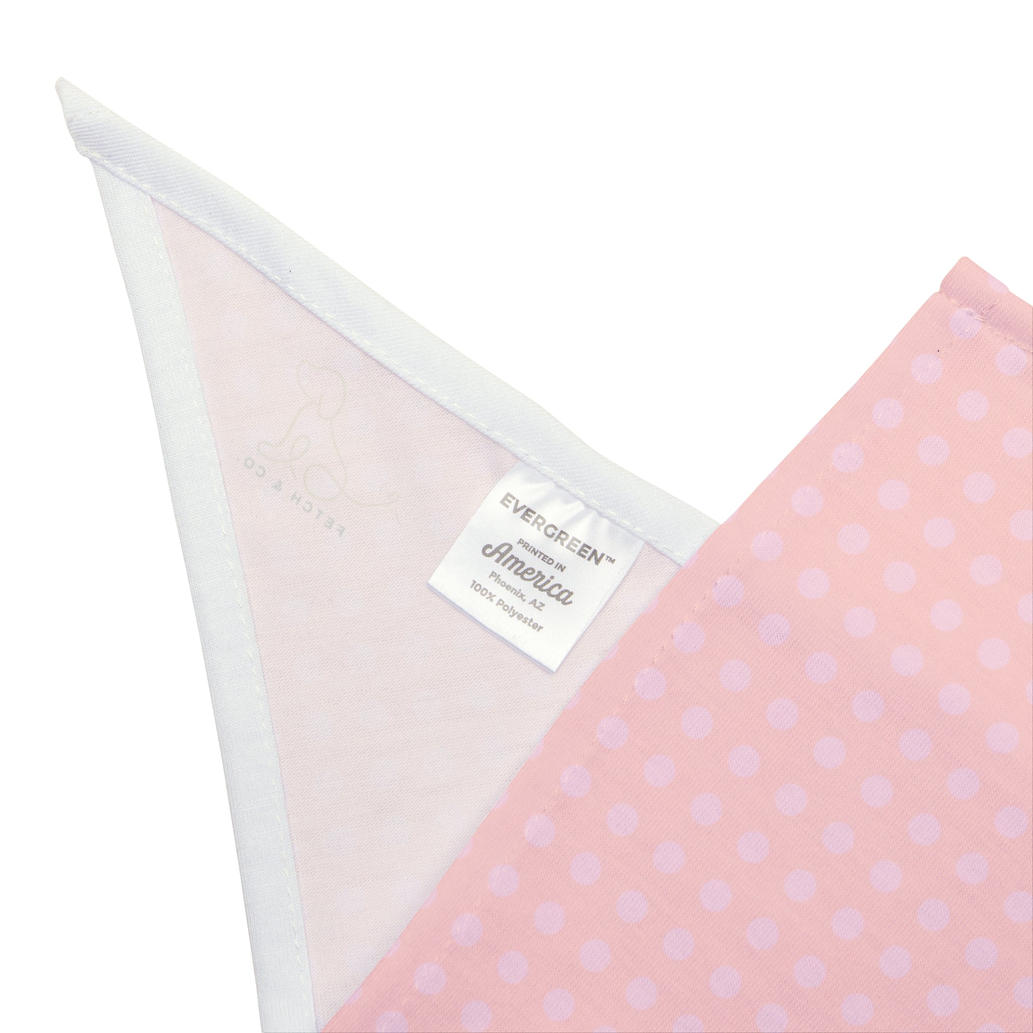 Pink Polka Dot Pet Bandana