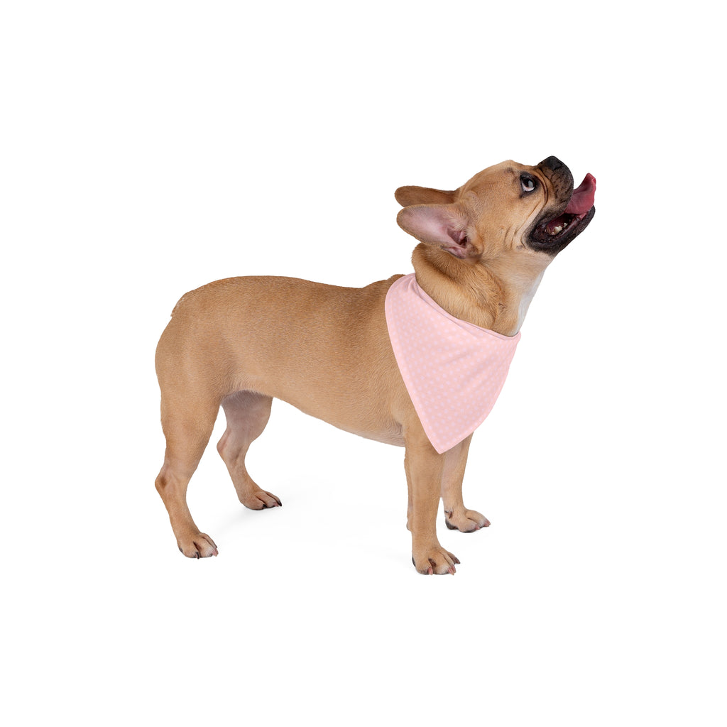 Pink Polka Dot Pet Bandana