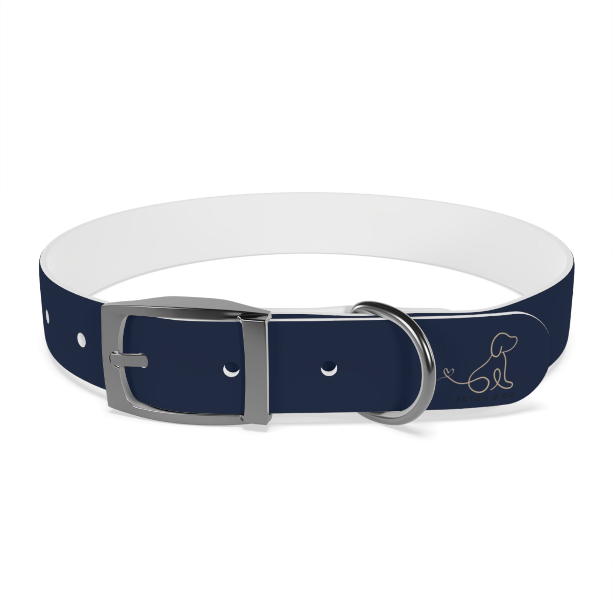 Navy Blue Dog Collar