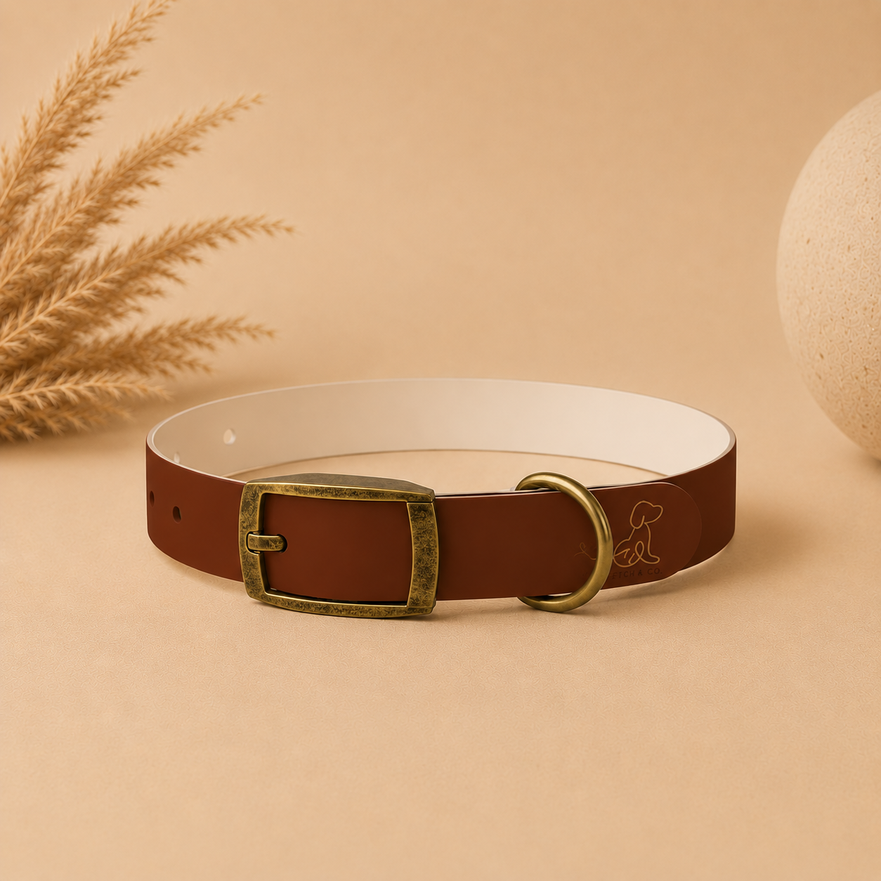 Brown Dog Collar