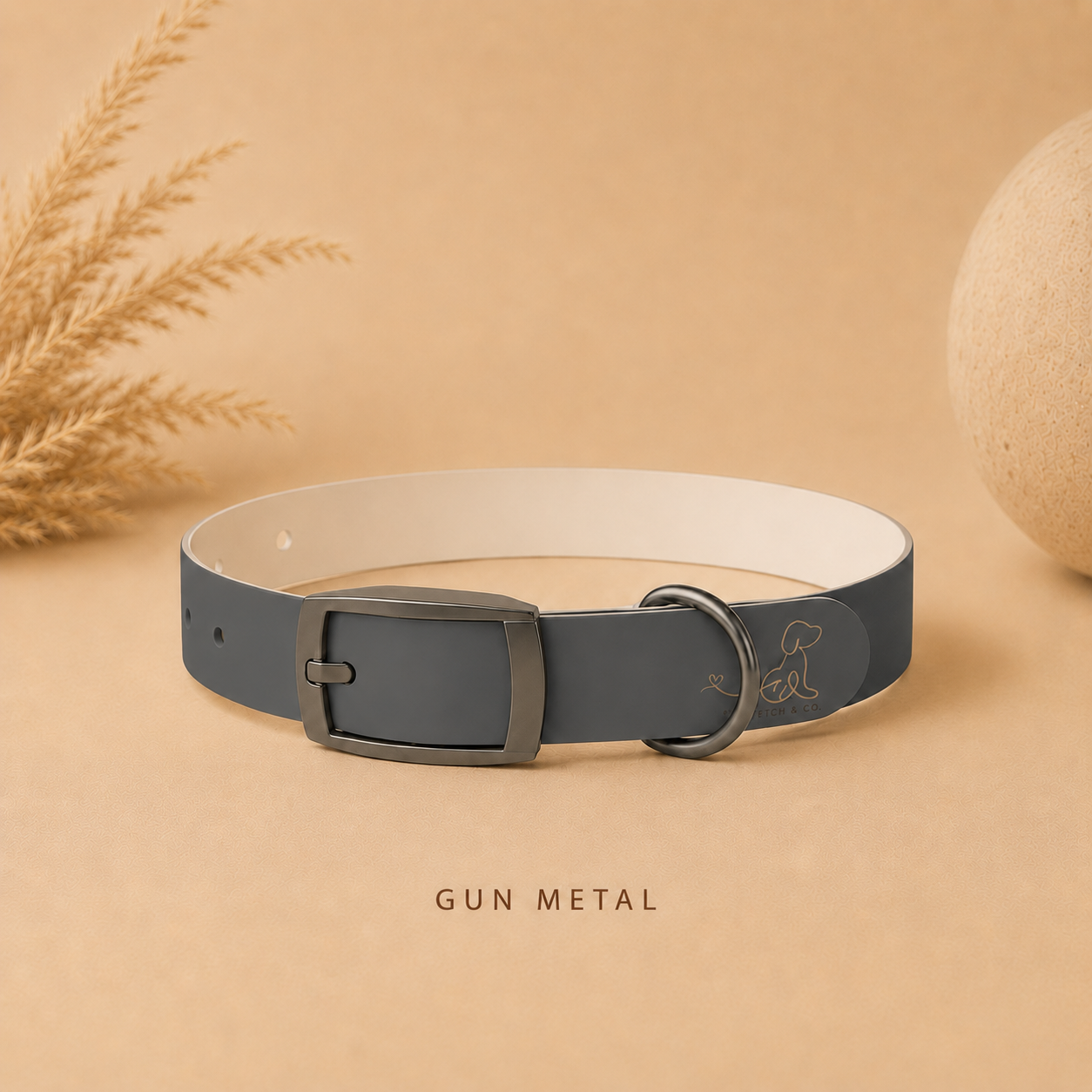 Dark Gray Dog Collar