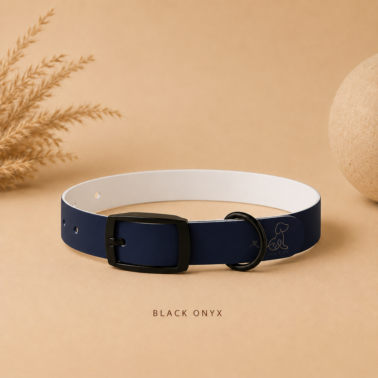 Navy Blue Dog Collar