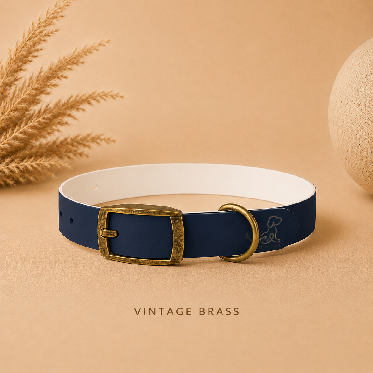 Navy Blue Dog Collar