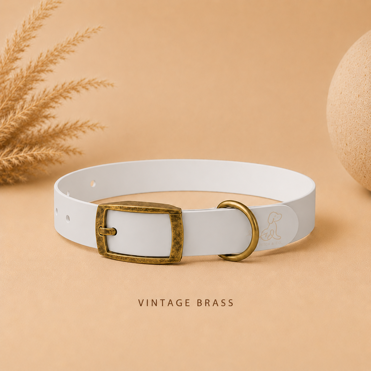 Light Gray Dog Collar