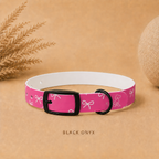 Pink Ribbon Dog Collar