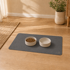 Gray Pet Feeding Mat