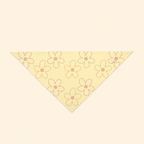 Yellow Floral Pet Bandana