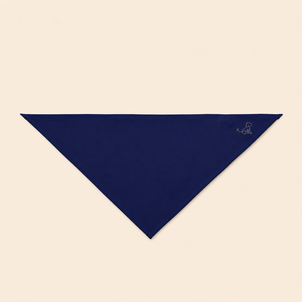 Navy Blue Pet Bandana