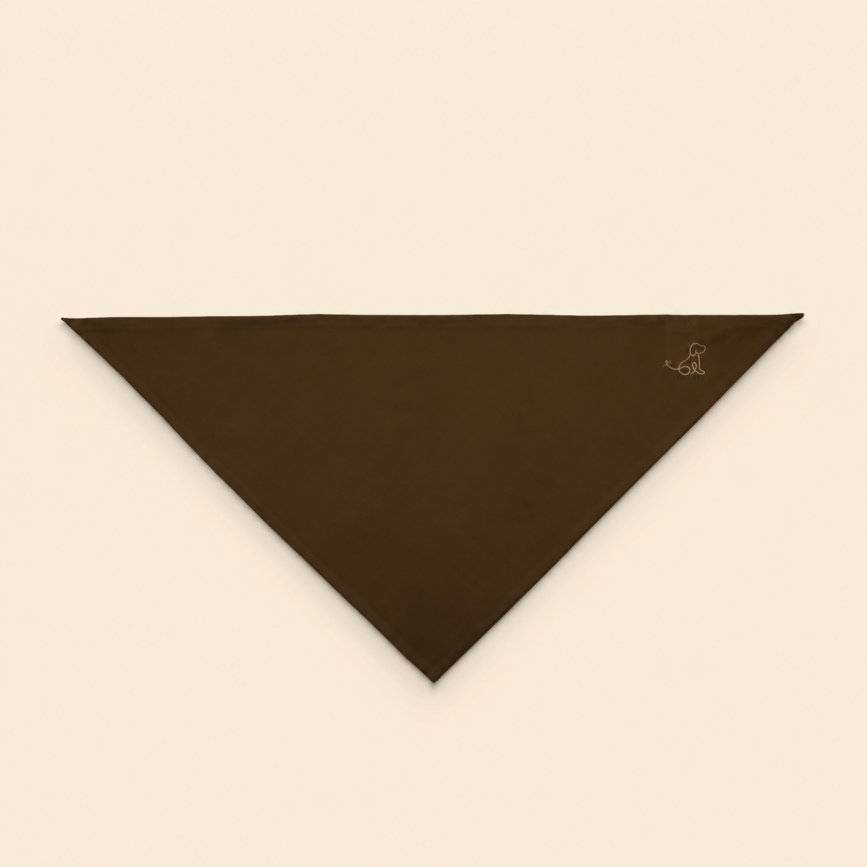 Brown Pet Bandana