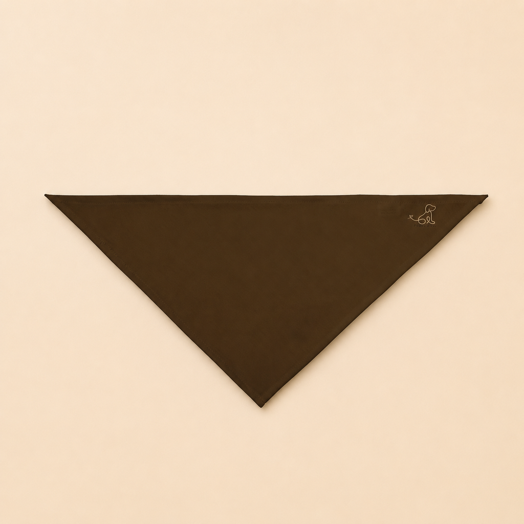 Brown Pet Bandana