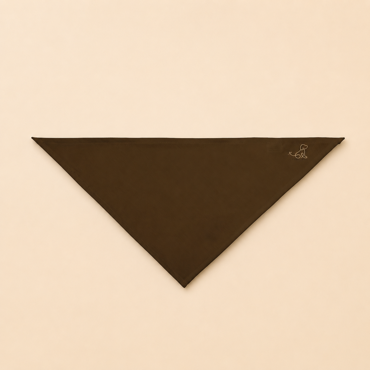 Brown Pet Bandana