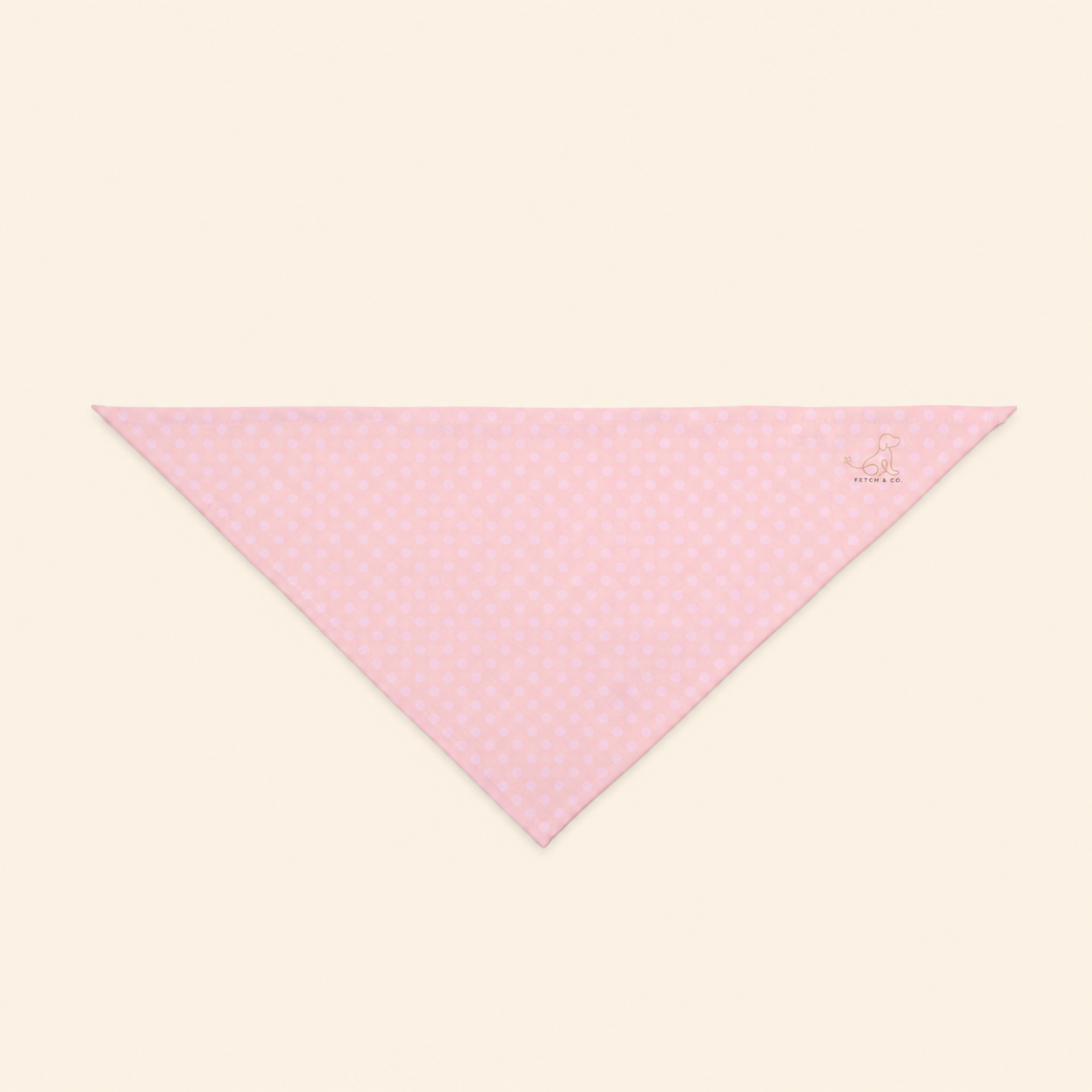 Pink Polka Dot Pet Bandana