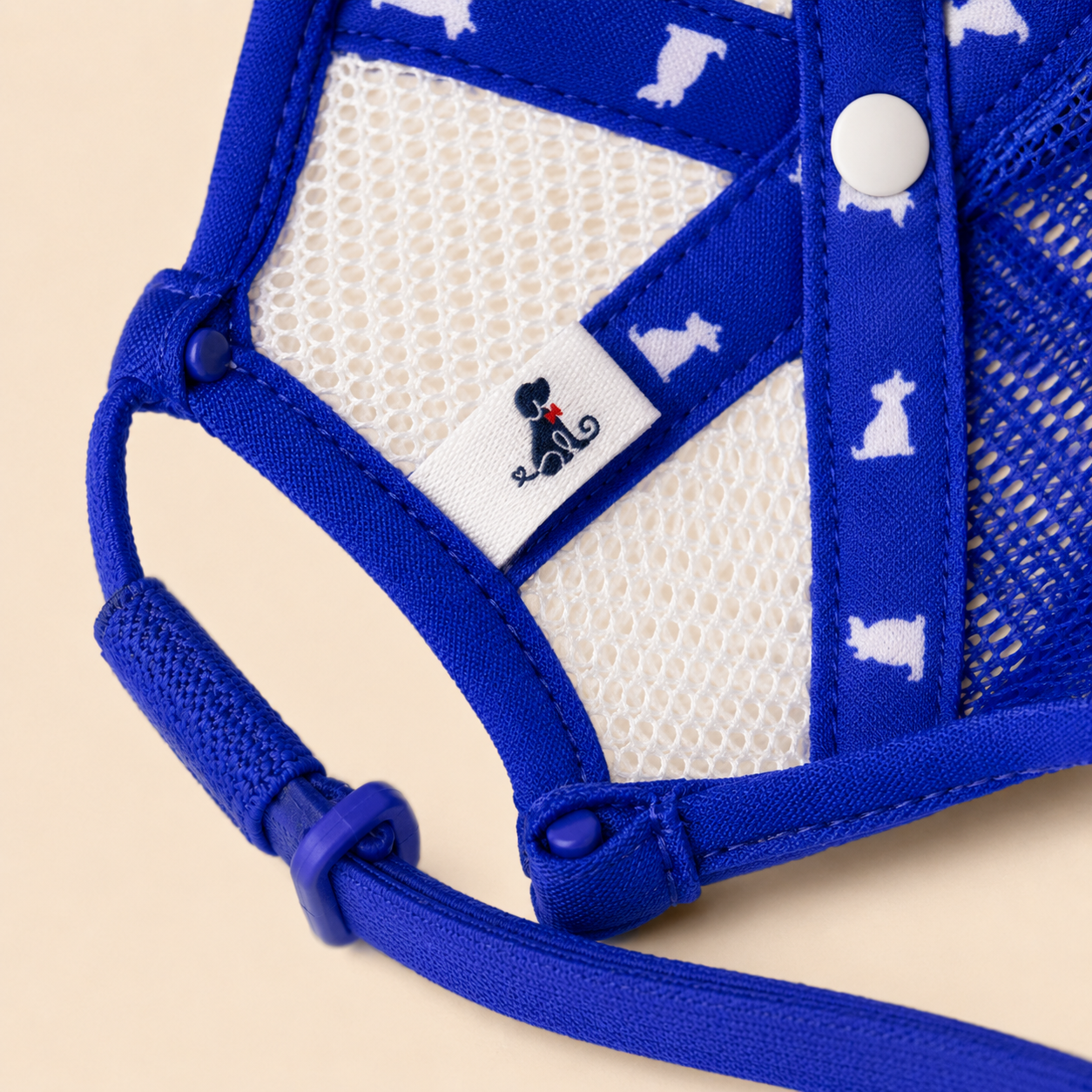 Red, White & Woof Trucker Hat — Patriotic Foam Dog Cap