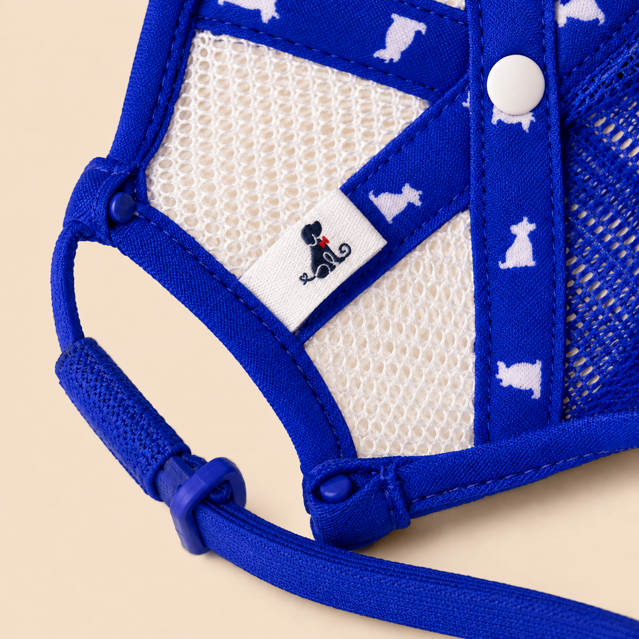 Red, White & Woof Trucker Hat — Patriotic Foam Dog Cap