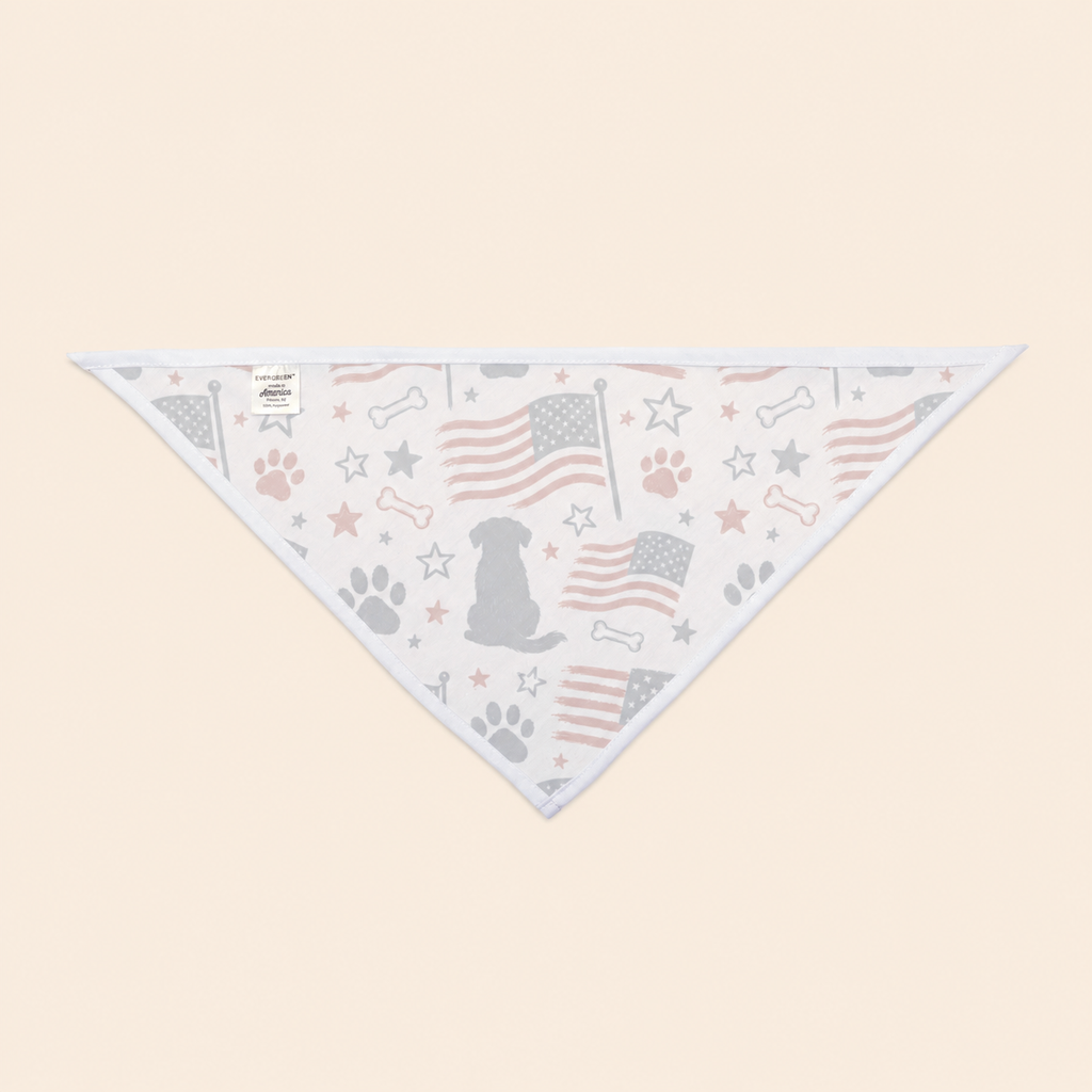 Red, White & Woof Dog Bandana — Patriotic 4th of July Pet Bandana