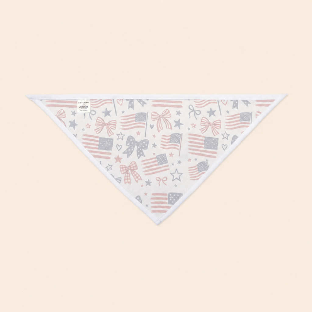 Red, White & Woof Dog Bandana — Patriotic 4th of July Pet Bandana