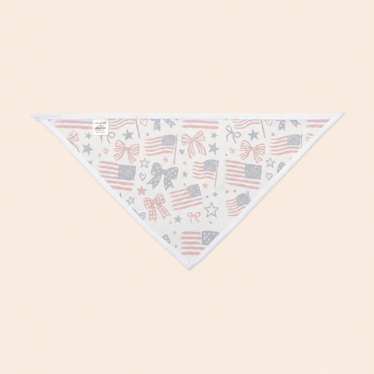 Red, White & Woof Dog Bandana — Patriotic 4th of July Pet Bandana