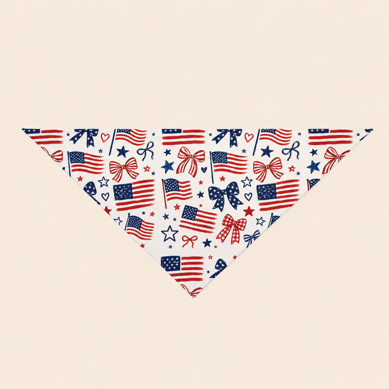 Red, White & Woof Dog Bandana — Patriotic 4th of July Pet Bandana
