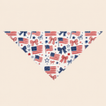Red, White & Woof Dog Bandana — Patriotic 4th of July Pet Bandana