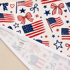 Red, White & Woof Dog Bandana — Patriotic 4th of July Pet Bandana