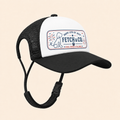 Red, White & Woof Trucker Hat — Patriotic Foam Dog Cap
