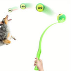 Pet Tennis Ball Launcher Stick - Interactive Outdoor Dog Training Toy, Durable Ball Thrower for Canine Exercise and Play Trainin