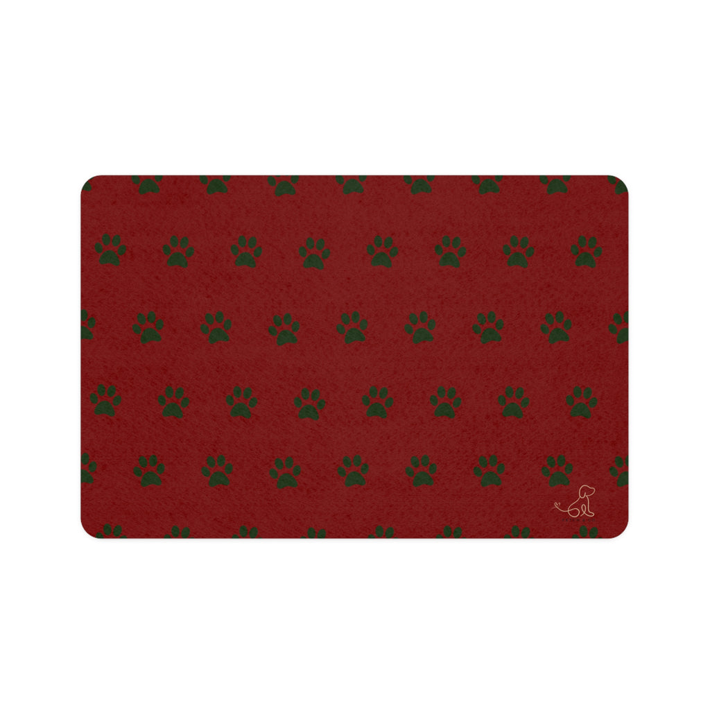 Christmas Pet Feeding Mat
