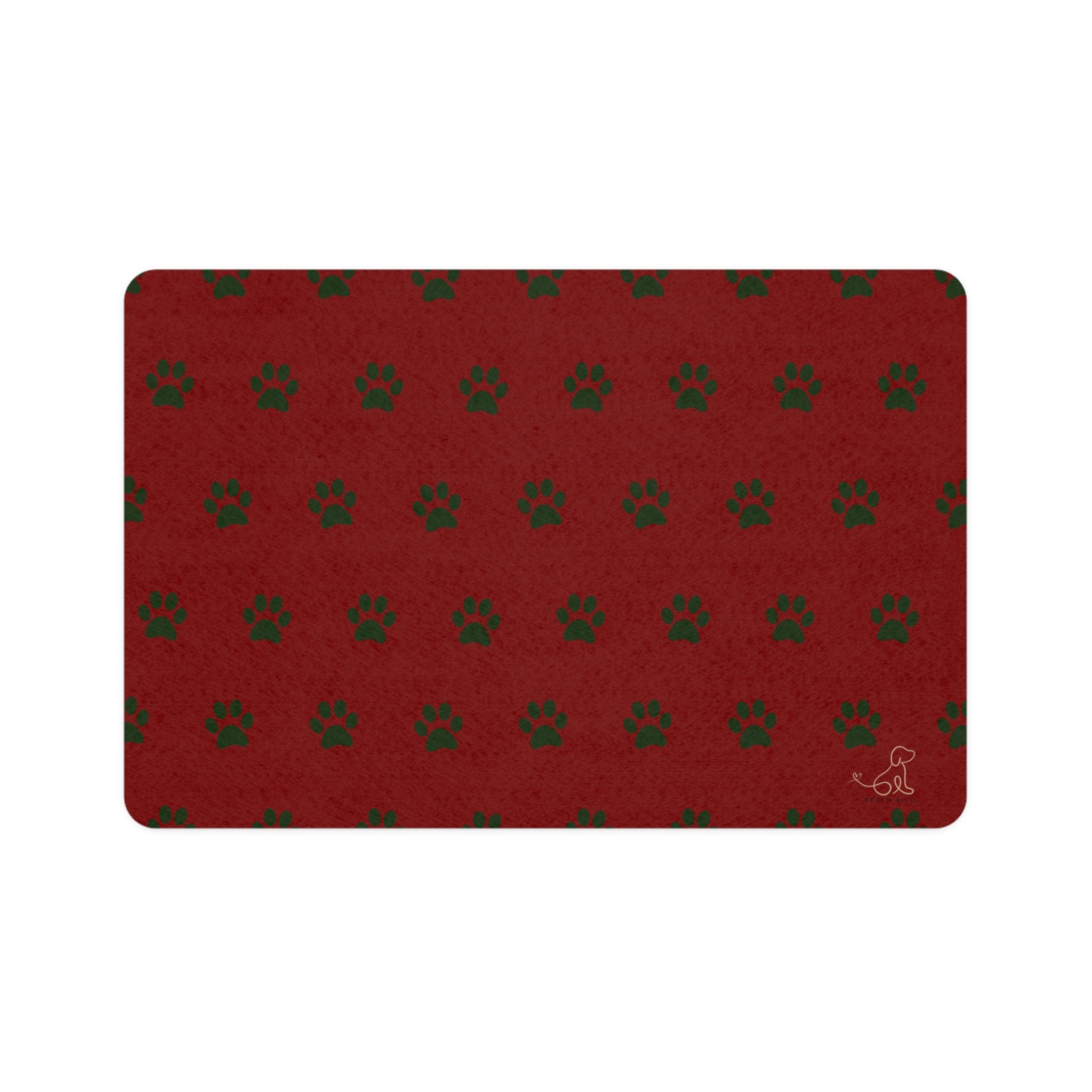 Christmas Pet Feeding Mat