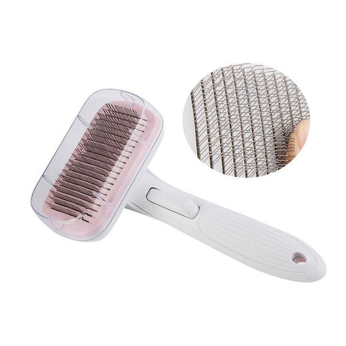 Luxury Pet Grooming Tool: Automatic Hair Brush Remover For Dogs And