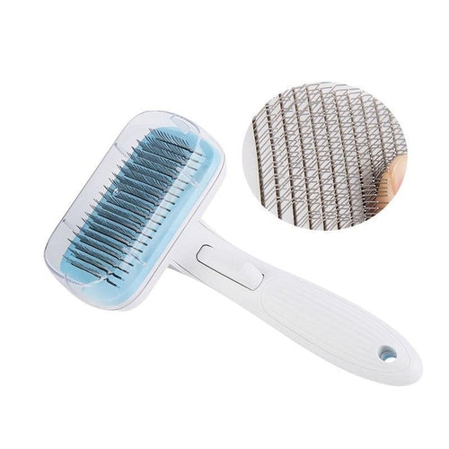 Luxury Pet Grooming Tool: Automatic Hair Brush Remover For Dogs And