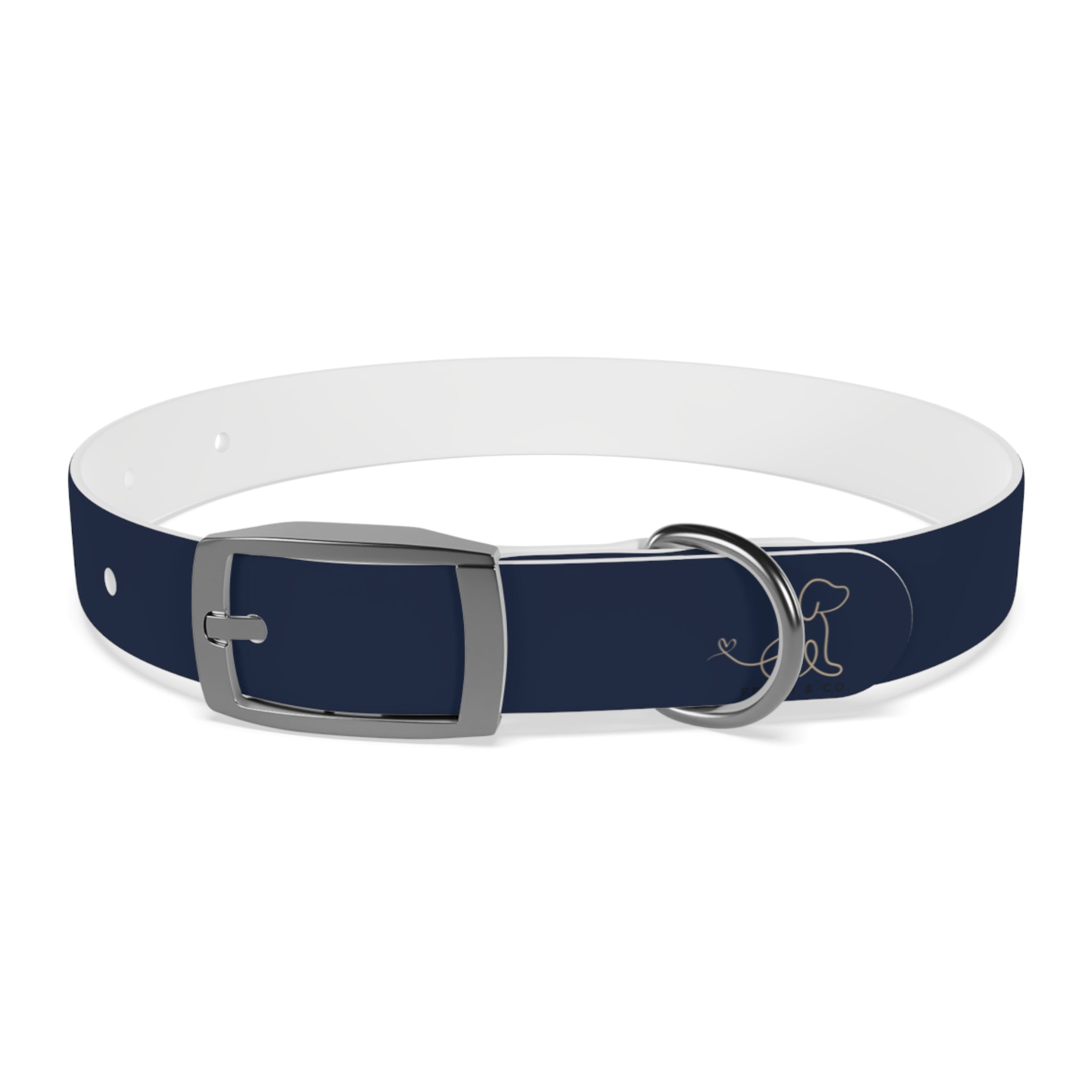 Navy Blue Dog Collar