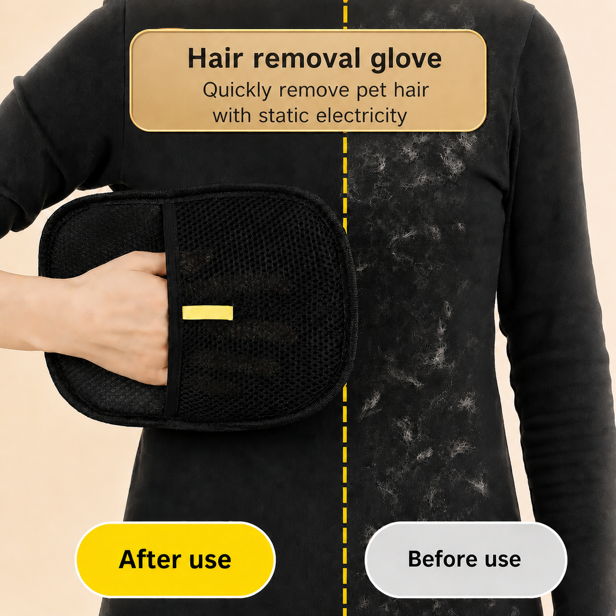 Reusable Pet Hair Removal Glove