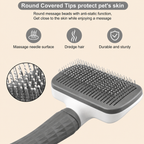 Self-Cleaning Pet Grooming Brush