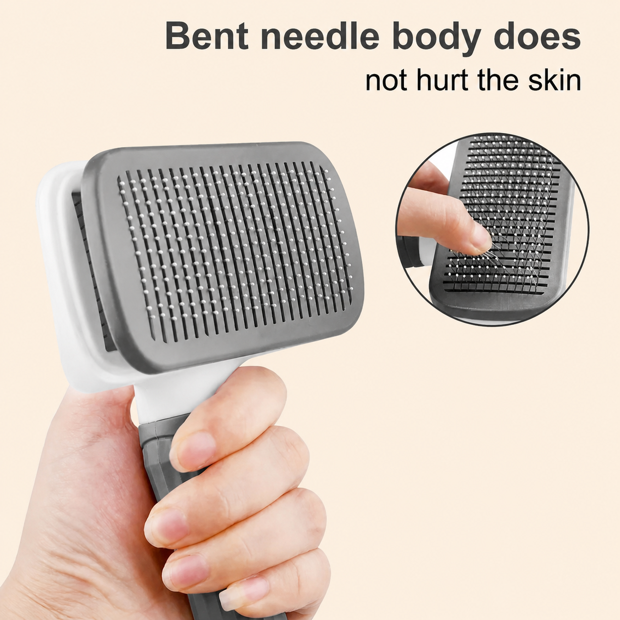 Self-Cleaning Pet Grooming Brush