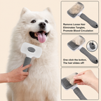Self-Cleaning Pet Grooming Brush