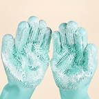 Pet Bath Scrubber Gloves