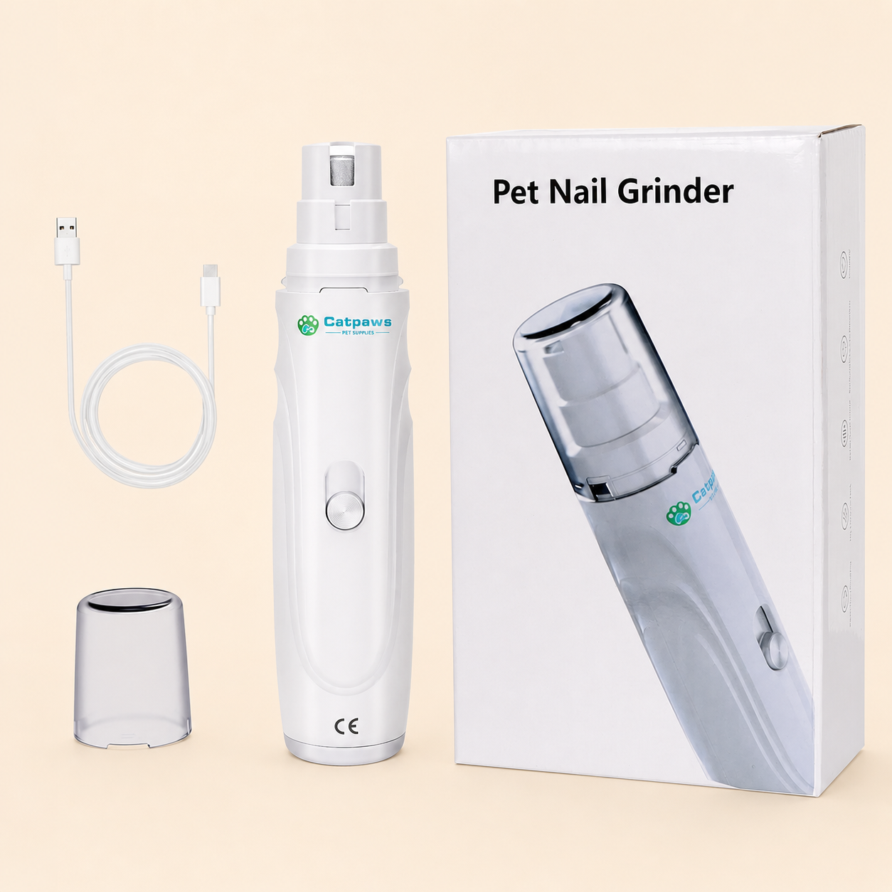 USB Rechargeable Pet Nail Grinder