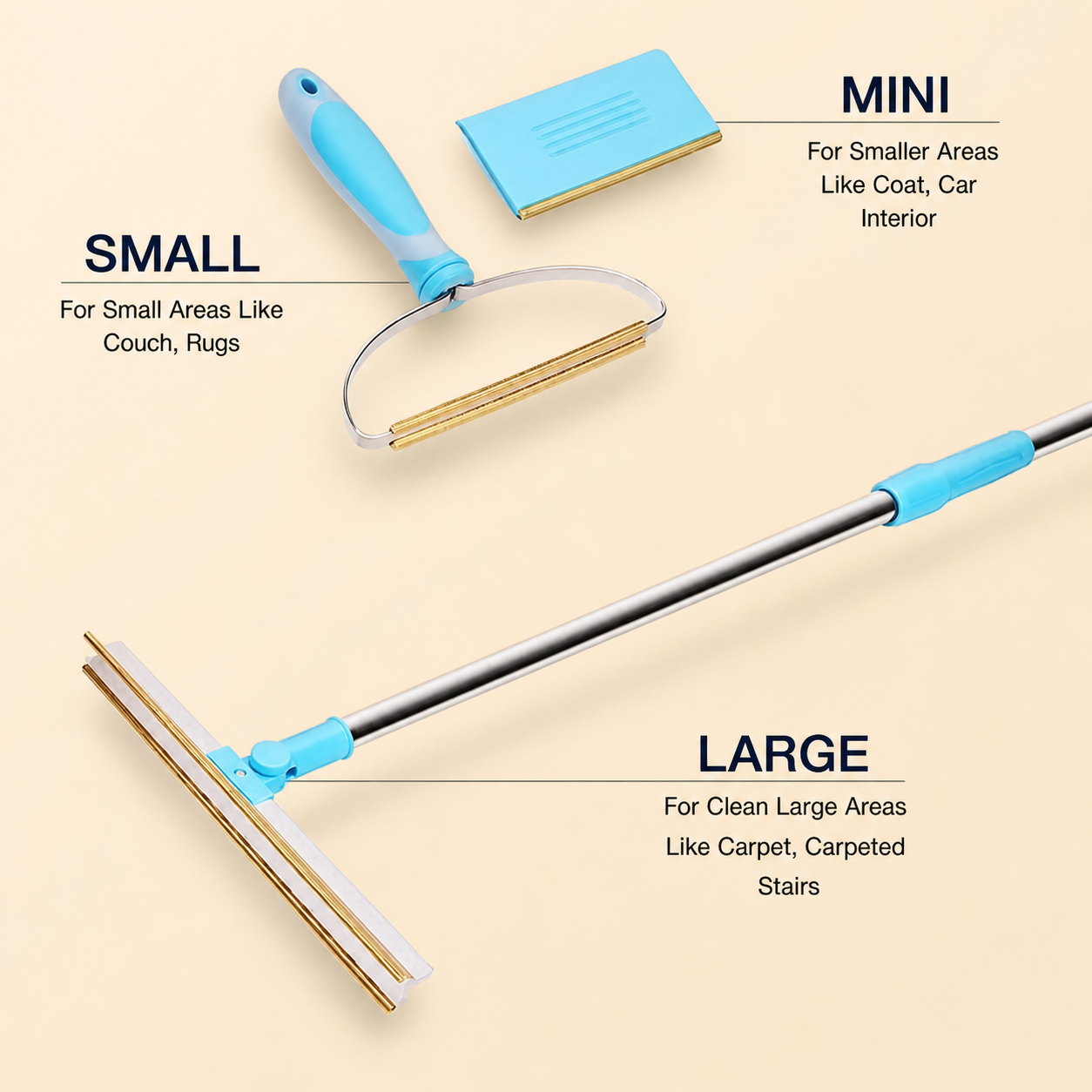 Reusable Pet Hair Removal Rake