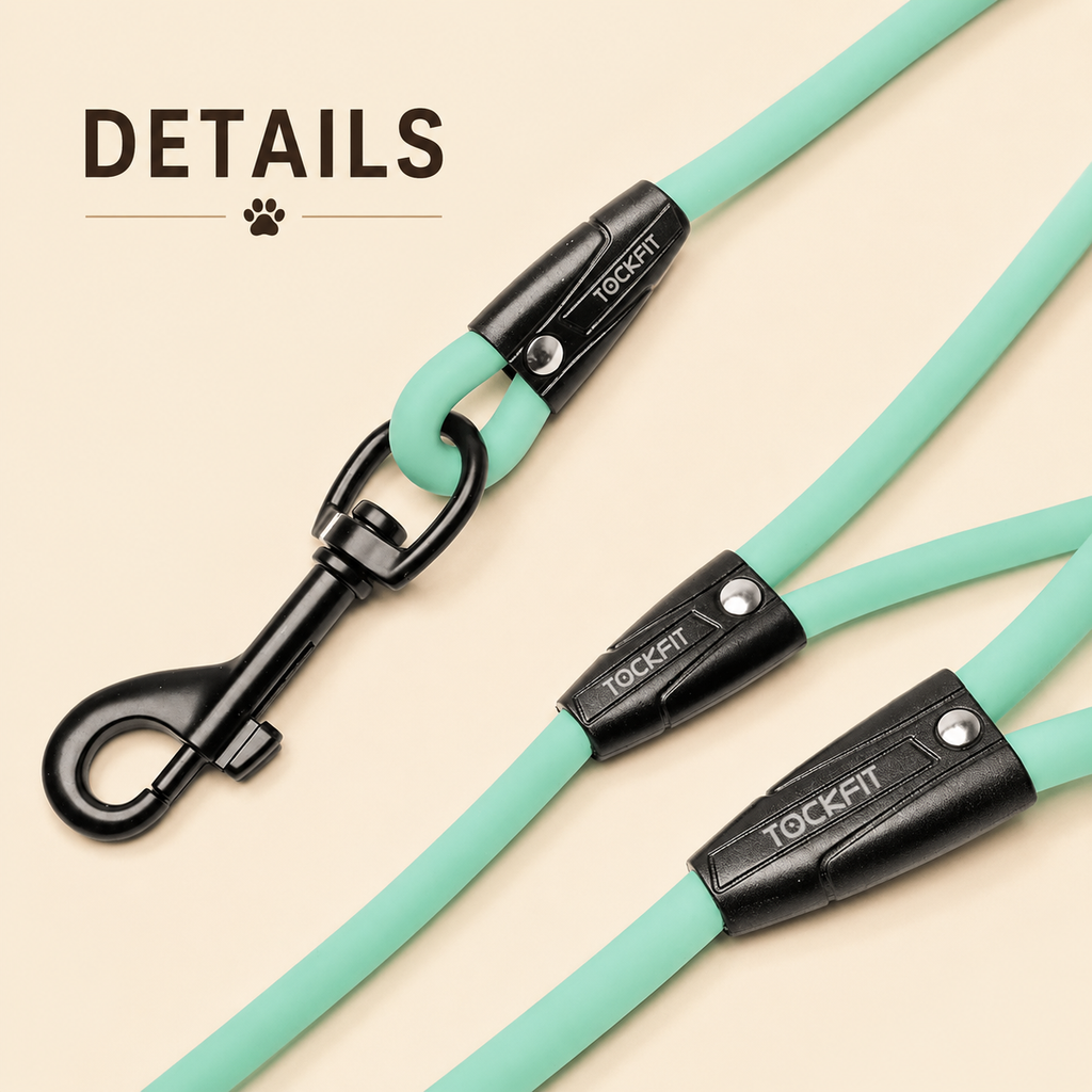 Waterproof Long Dog Training Leash — PVC Recall Lead, 5–30 ft
