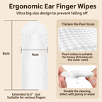 Dog & Cat Ear Cleaning Finger Wipes — 50 Count