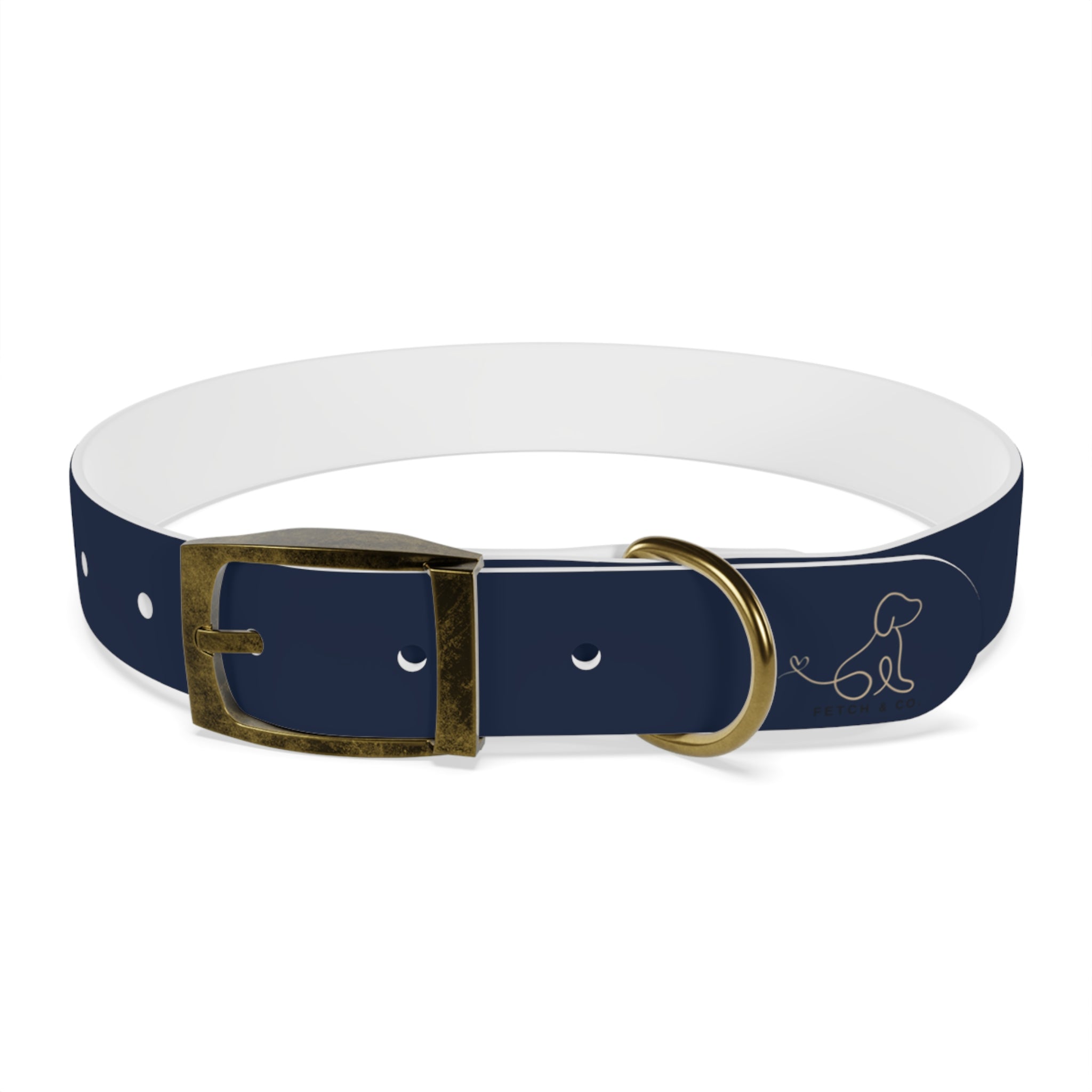 Navy Blue Dog Collar