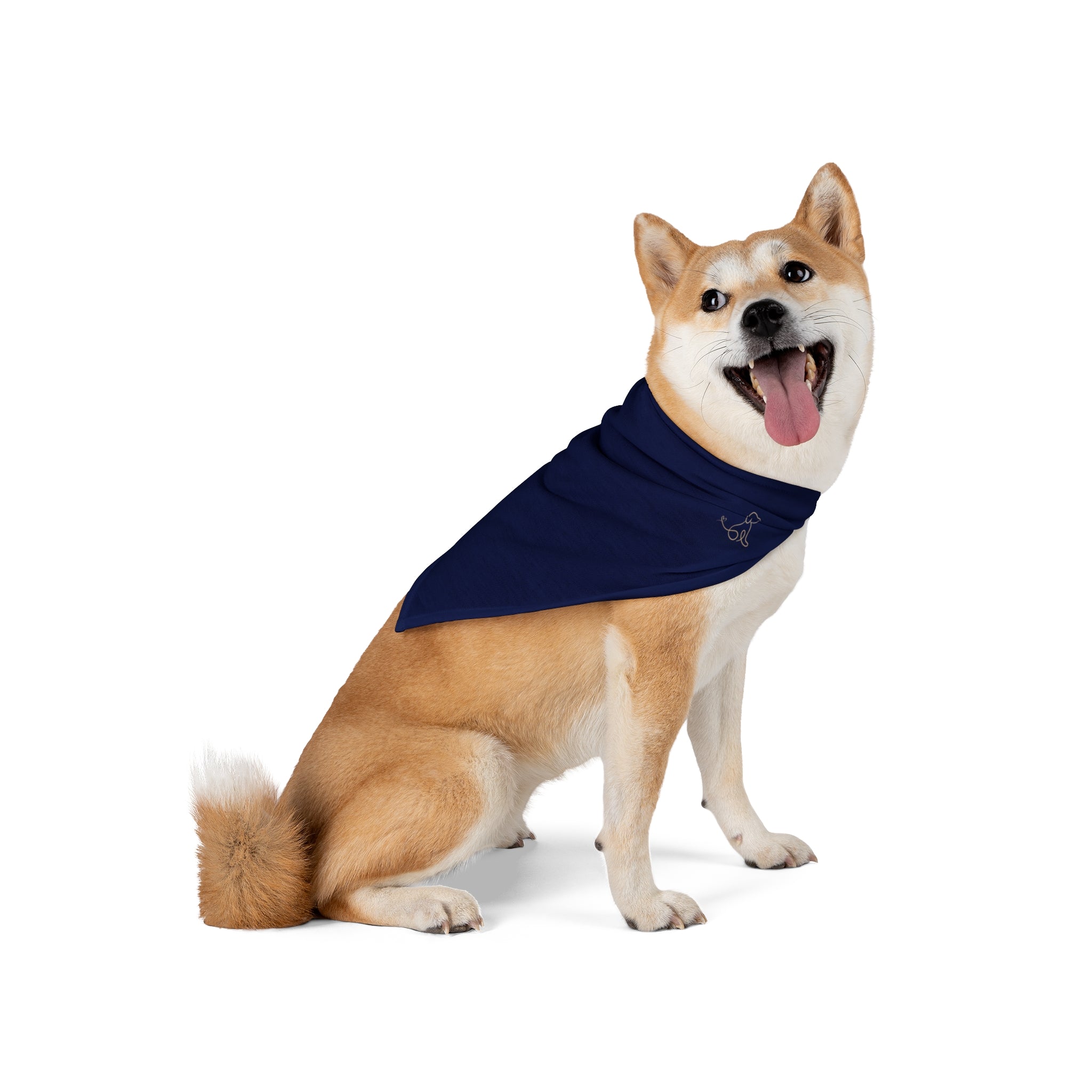 Navy Blue Pet Bandana
