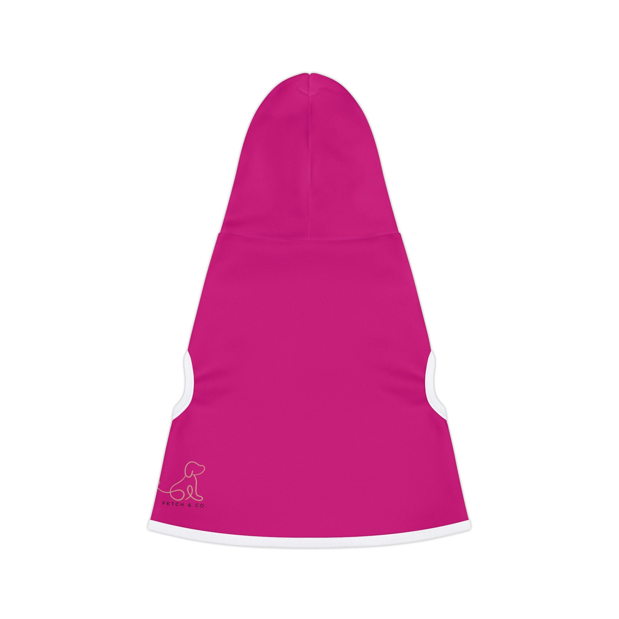 Bright Pink Pet Hoodie